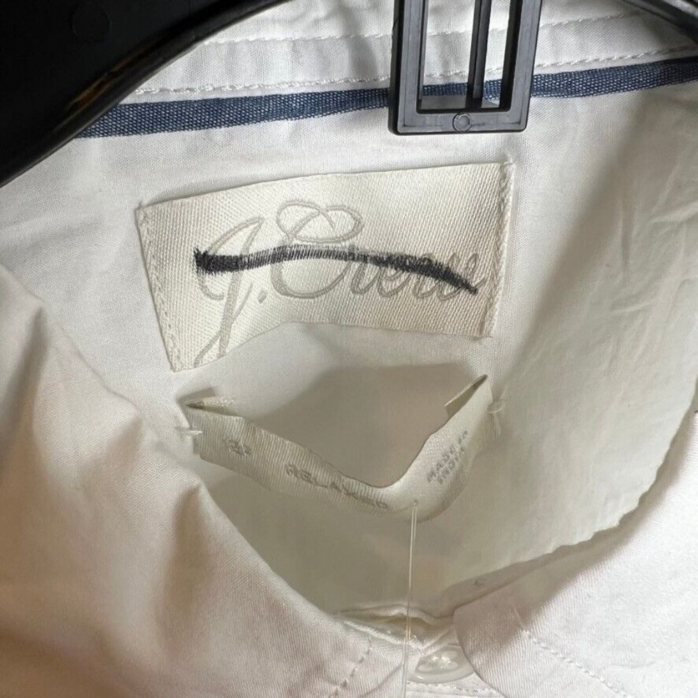 J.Crew $98 Petite Relaxed Fit Crisp Cotton Shirt Size P12 AW717 Monogrammed - Picture 4 of 7